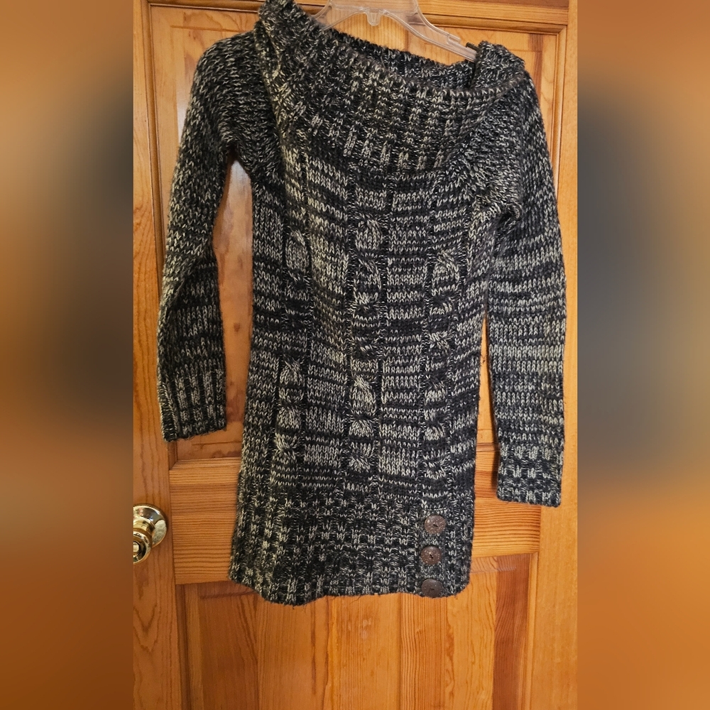 Women's Brown Tunic Sweater By Wet Seal